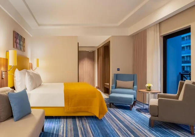 غرفة ديلوكس بسرير كوين، Movenpick Hotel Istanbul Asia Airport 5/9