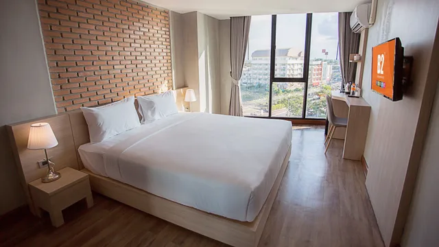غرفة بريميير ديلوكس بسرير مزدوج، B2 Hat Yai Boutique & Budget Hotel 2/5