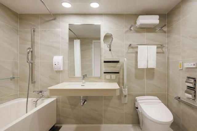 غرفة بسرير مزدوج لذوي الإعاقة، UNIZO INN Express Utsunomiya 2/2
