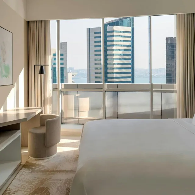 2 Bedrooms, Apartment, King and Queen Bed, City View, Element West Bay Doha 9/10