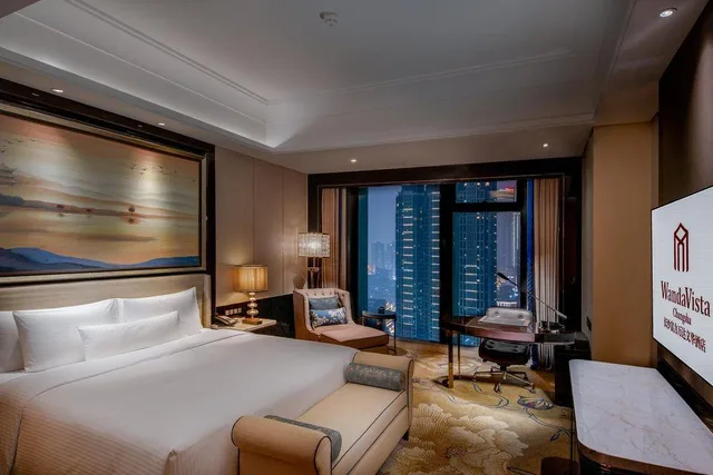 غرفة سوبيريور ديلوكس بسرير كينج، Wanda Vista Changsha 1/2