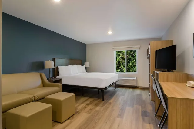 جناح بسرير كينج لذوي الإعاقة، WoodSpring Suites Olympia - Lacey 2/5
