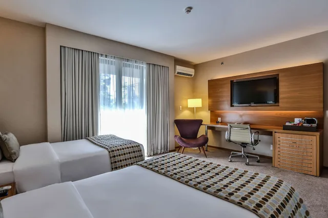 غرفة فاخرة بسريرين منفصلين، Radisson Blu Sao Paulo 10/10
