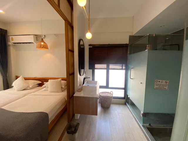غرفة بريميوم بسريرين منفصلين، Yolo Bangkok Boutique Hotel 5/10