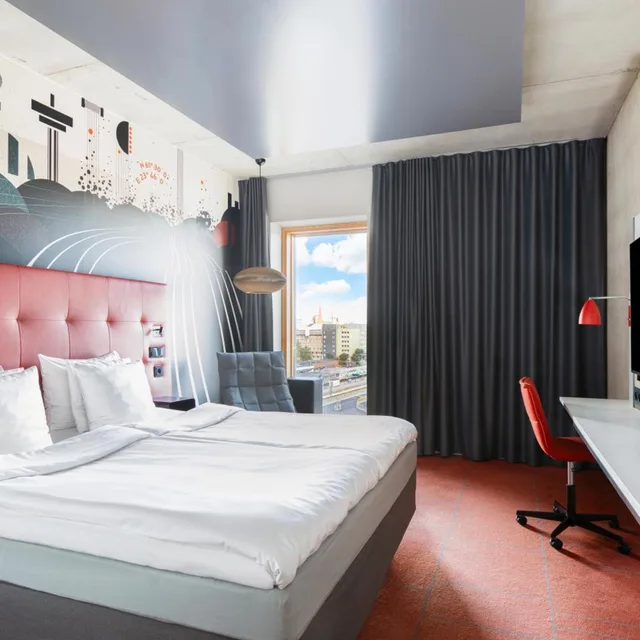 غرفة قياسية بسرير كينج، Sokos Solo Hotel Torni Tampere 1/7
