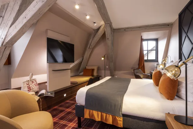 غرفة ديلوكس بسرير مزدوج، Hotel Le Colombier 7/10