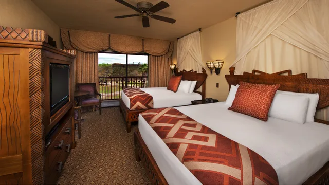 Room, Double Bed, with View, Disneys Animal Kingdom Lodge 2/3