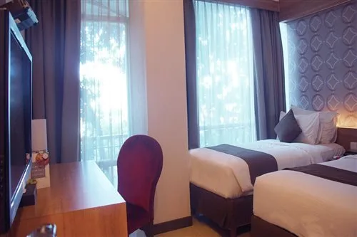 غرفة ديلوكس بسريرين منفصلين، D prima Hotel Mega Kuningan (Ex GP Hotel Mega Kuningan) 1/1