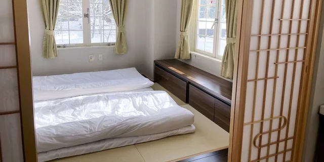 Japanese Western, Special, Family Suite, 3 Futon Beds, Queen Bed, Annex، Hakuba Sun Valley Hotel 2/4