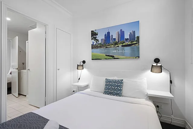 شقة بسريرين كوين بغرفتي نوم، Comfort Apartments Melbourne Central 8/10