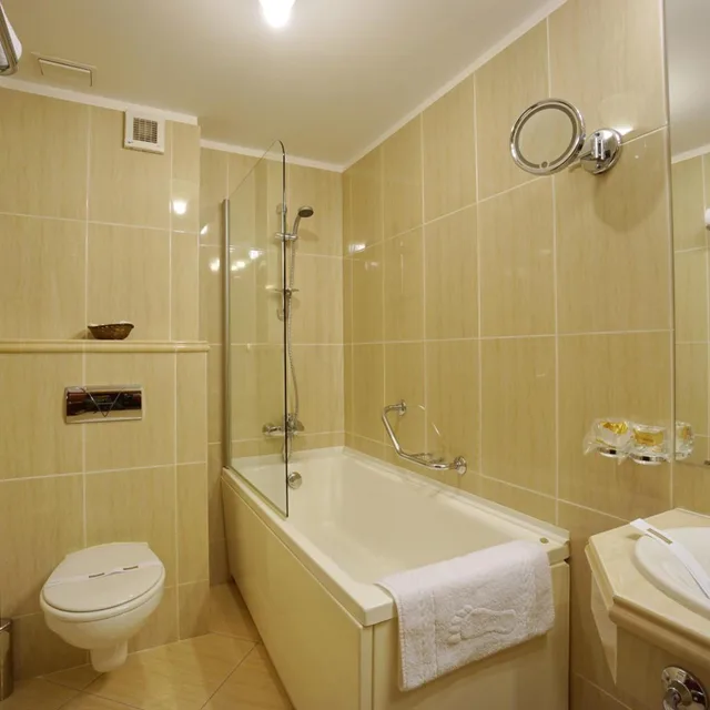 غرفة سوبيريور بسريرين منفصلين بإطلالة على الحديقة، Hotel Citrin 4/4