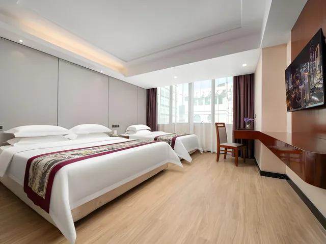غرفة عائلية بسريرين، Honglilai Hotel Shenzhen 1/2