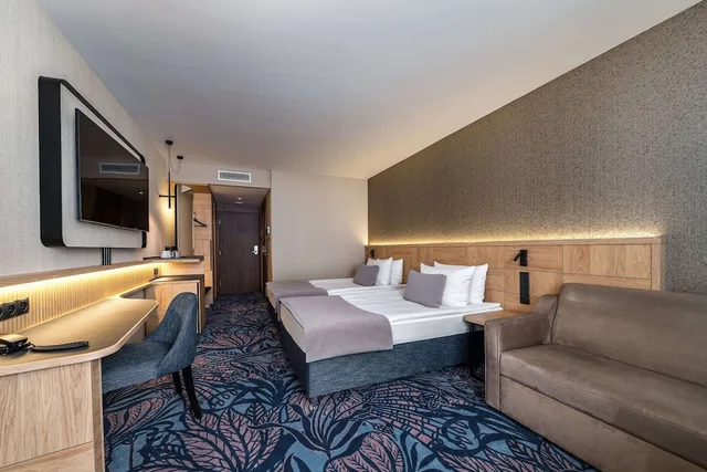 1 Bedroom, Superior, King Bed, Sofa, Airport Hotel Okecie 4/9