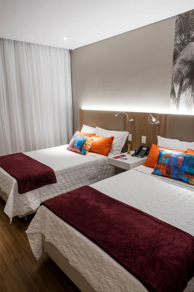 غرفة سوبيريور بسريرين، Rio Hotel by Bourbon Ciudad del Este 1/1