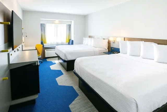 غرفة بسريرين كوين، Microtel Inn Suites By Wyndham Springville 1/1
