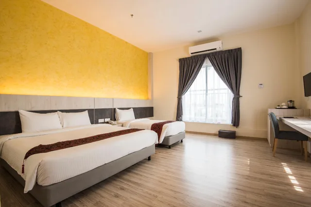 غرفة بريميوم ديلوكس بسرير كينج وسرير فردي، Marvelux Hotel 1/1
