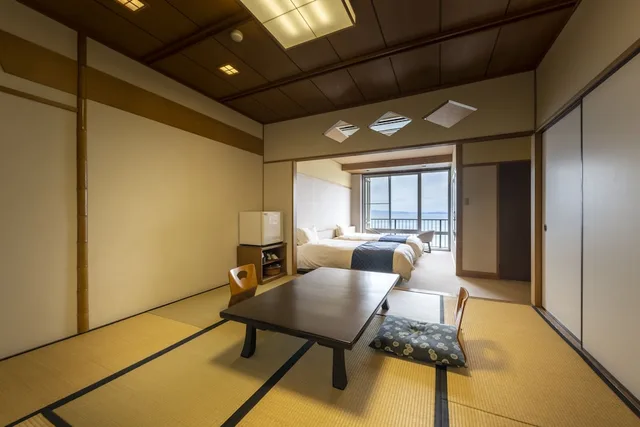 غرفة يابانية غربية بسريرين منفصلين، Awajishima Kanko Hotel 6/6