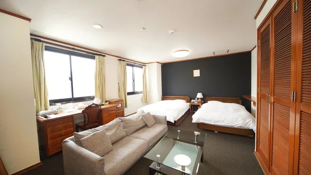 Deluxe, Twin Beds, Ocean View, High Floor, Main Building, Amami Port Tower Hotel 1/1