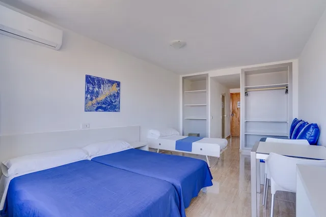 استوديو بسريرين منفصلين بإطلالة على المسبح مع أريكة، Apartaments las Palomas Econotels 2/5