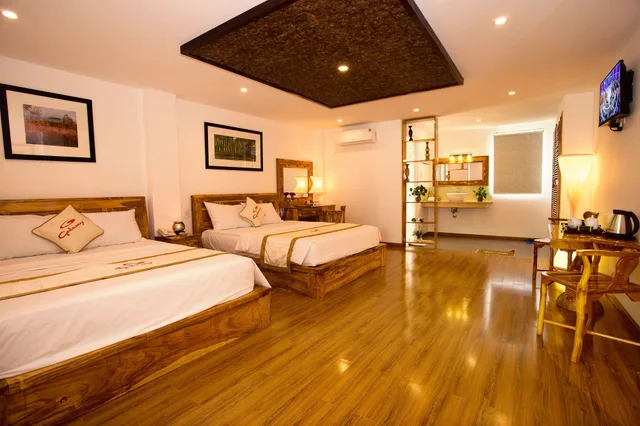 استوديو عائلي بسريرين كينج بإطلالة على المدينة، Rex Hotel and Apartment 1/3