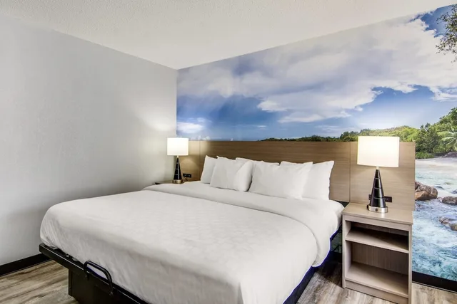 غرفة قياسية بسرير كينج، Clarion Pointe on the lake Clarksville-South Hill West 2/10