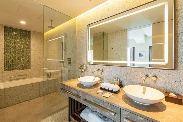 غرفة تنفيذية بسريرين منفصلين مع دخول الصالة، The Hotel Seiryu Kyoto Kiyomizu 6/8