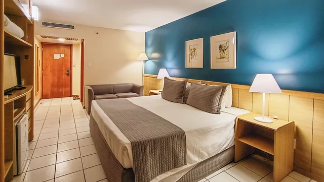 غرفة ديلوكس مفردة بسرير كينج، Reymar Hotel Maceio 5/10