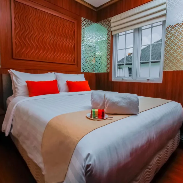 غرفة بسرير مزدوج بإطلالة على الحديقة، Petit Boutique Hotel Solo 2/4