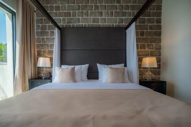 غرفة ديلوكس بسرير مزدوج بإطلالة على البحر، Palazzo Del Mare Essenza 1/3