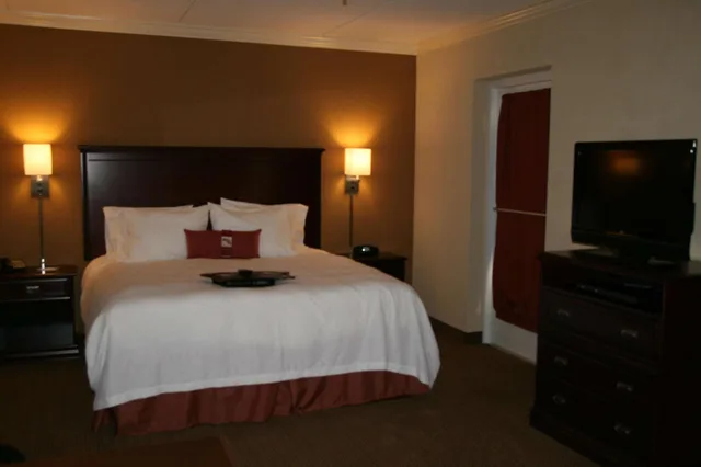 جناح بسرير كينج بشرفة، Hampton Inn And Suites Lanett West Point 2/8