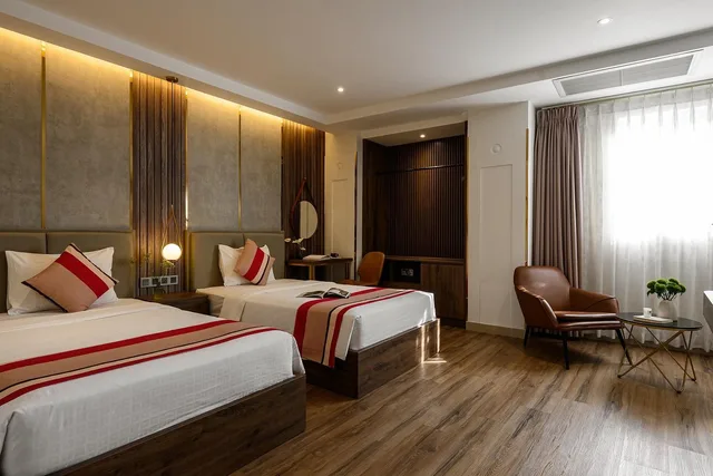 غرفة ديلوكس بسريرين منفصلين، Acnos Hotel 1/1