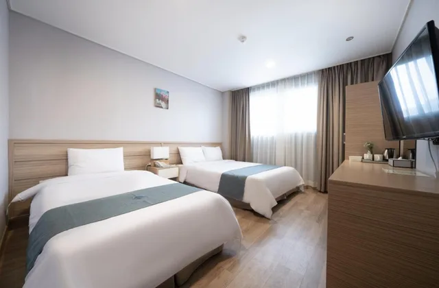 غرفة اقتصادية بسريرين منفصلين، Blue Mountain Hotel 1/1
