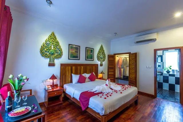 غرفة ديلوكس بسرير مزدوج بشرفة، Asanak D'angkor Boutique Hotel 8/10