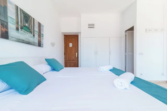 استوديو بسرير كوين بشرفة بإطلالة جزئية على البحر، Hotel Lis 3/10