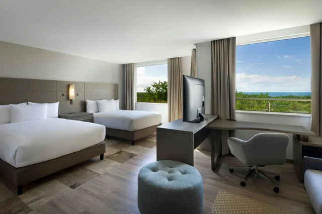 غرفة بسريرين كوين، Residence Inn by Marriott Cancun Hotel Zone 5/9