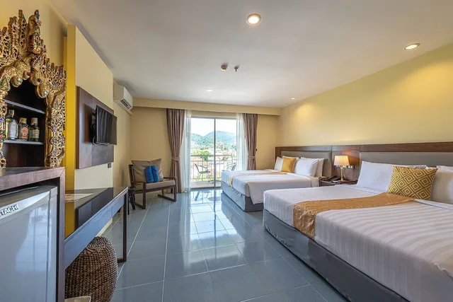 غرفة ديلوكس بسريرين منفصلين بإطلالة على الجبل، Blue Beach Grand Resort and Spa 6/10