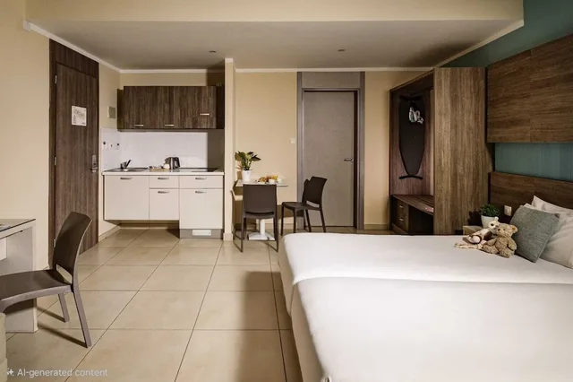 غرفة عائلية بثلاثة أسرّة، 115 The Strand Hotel And Suites 4/9