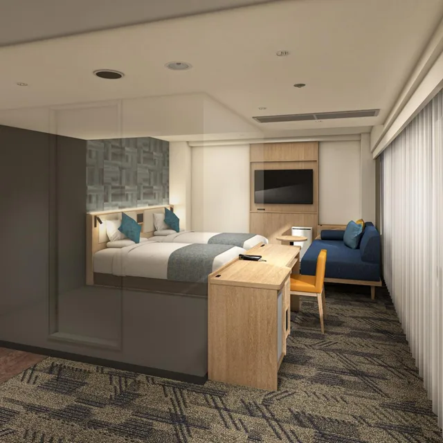 Renovated, Standard, Triple، Hotel Mystays Nagoya Sakae 6/9
