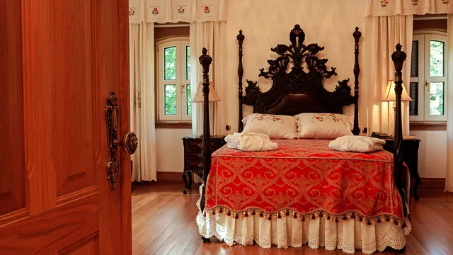 غرفة ديلوكس بسريرين منفصلين بإطلالة على الحديقة، Sintra Marmoris Palace 5/10