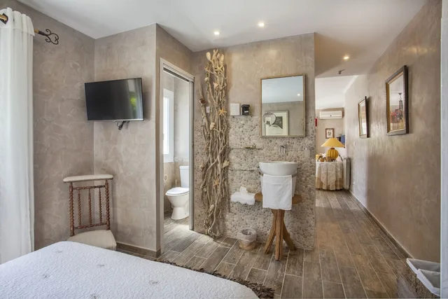 جناح جونيور بسرير كوين بإطلالة على البحر بمطبخ صغير، Casa Del Sole Chambre d hotes de Charme 4/4