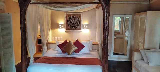 جناح بريميوم بسرير كينج وسريرين منفصلين بإطلالة على البحر، Villa Las Estrellas 1/9