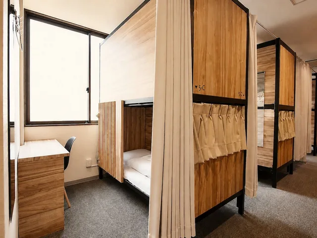 Semi Private, Single Bed، Namba Guesthouse HIVE - Hostel 5/10