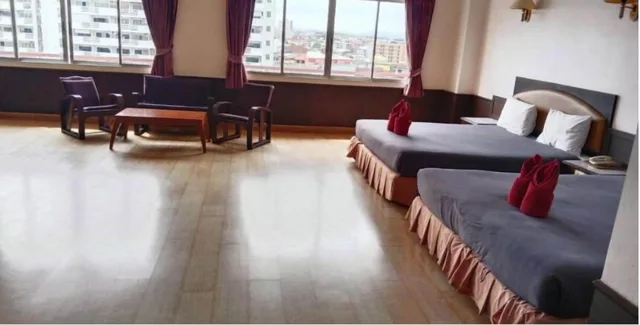 غرفة سوبيريور عائلية بسريرين كينج، Marine Yensabai Hotel Pattaya 1/1