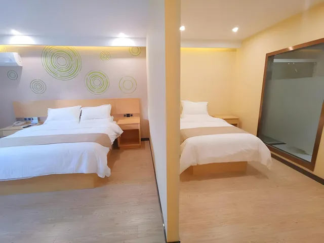جناح بزنس بسرير كينج وسرير فردي، GreenTree Inn Taicang City Liuhe Town Tinghai Road 1/3