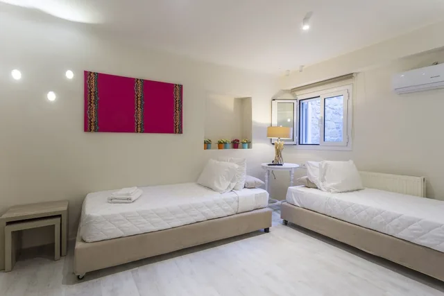 Luxury, House, 5 Queen Beds, Sea View, Jetted Tub, Main Building، Amaris Mykonian Residence 2/10