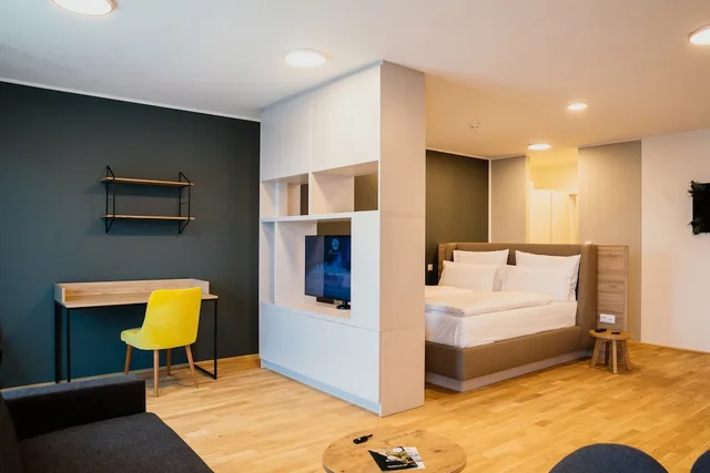 شقة بسرير كوين بمطبخ صغير، Rioca Vienna Posto 1 4/10
