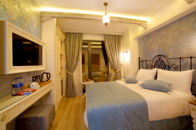 غرفة متصلة رباعية بإطلالة على الحديقة، Yilsam Sultanahmet Hotel 3/5