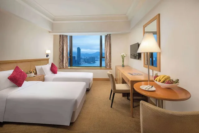 Grand, Twin Beds, Harbour View, Ramada by Wyndham Hong Kong Grand View 2/8