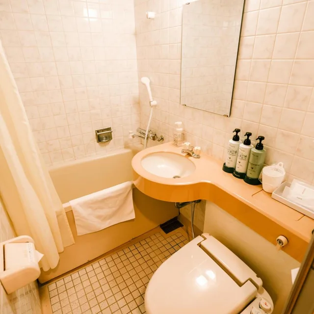 غرفة بسرير نصف مزدوج، Hotel Area One Takamatsu 5/6