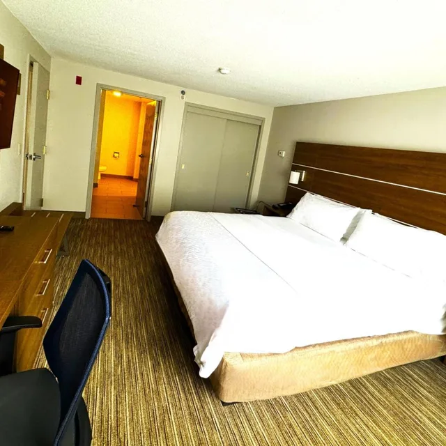 جناح بسرير كينج بجاكوزي، Holiday Inn Express & Suites Lincoln East - White Mountains 3/10